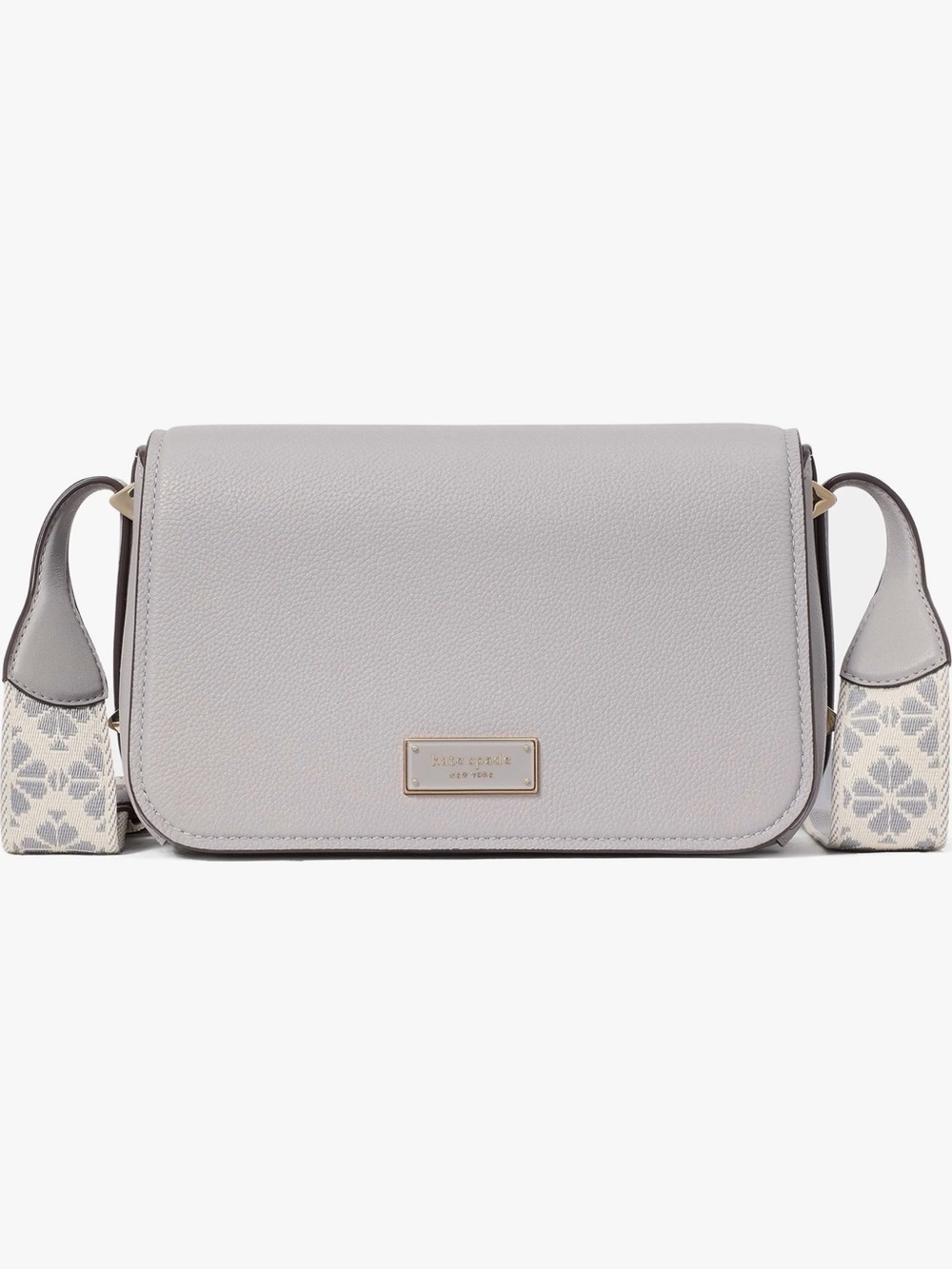 kate spade small liv pebble leather flap crossbody bag